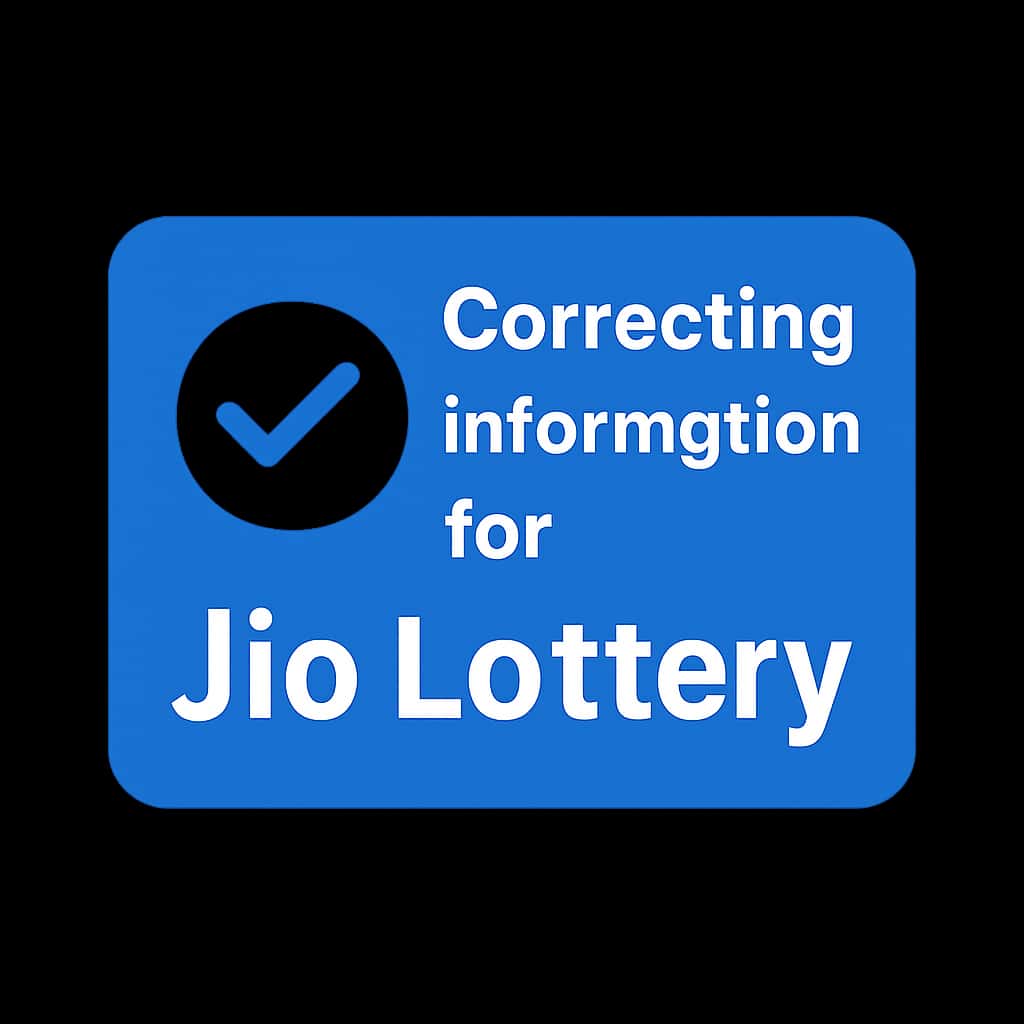 An icon representing assistance with Jio Lottery information.