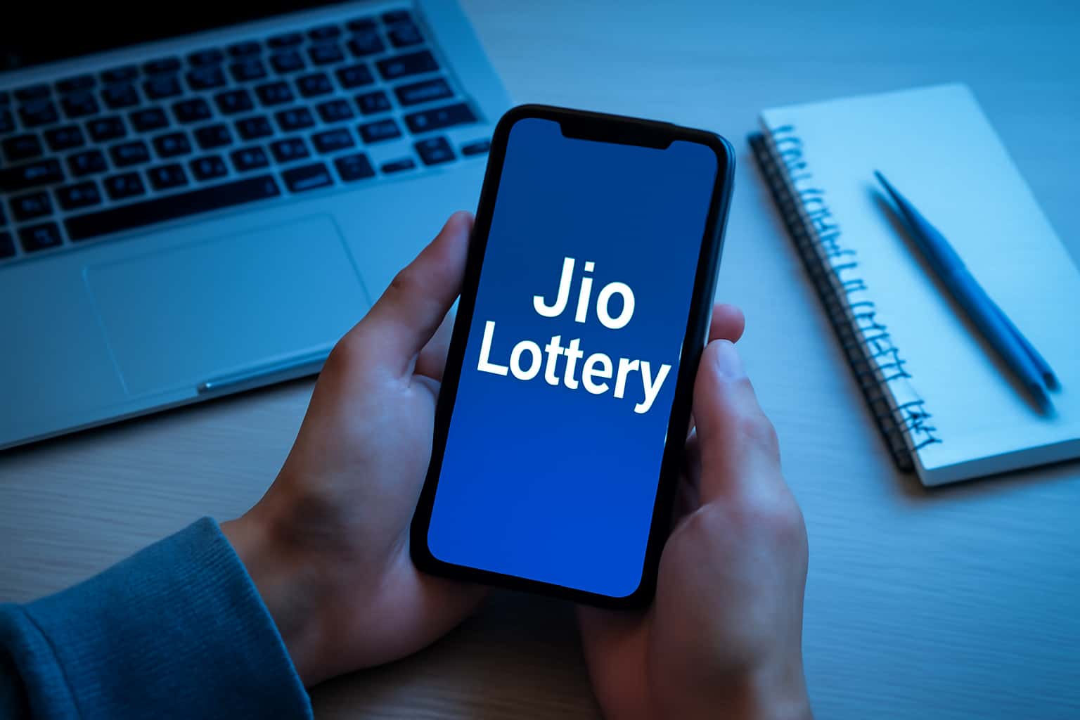 Informational scene depicting the effective use of Jio Lottery.