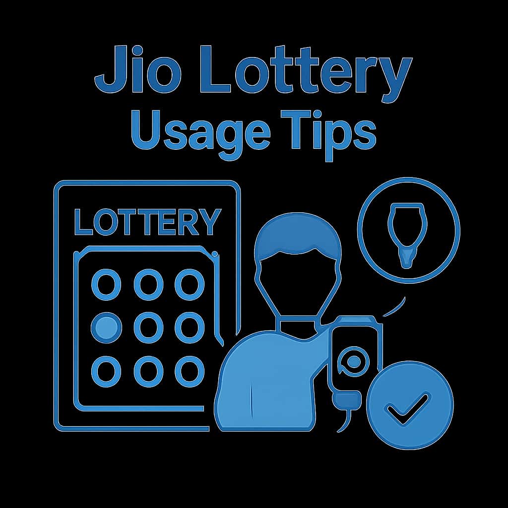 An educational diagram related to Jio Lottery Usage Tips.
