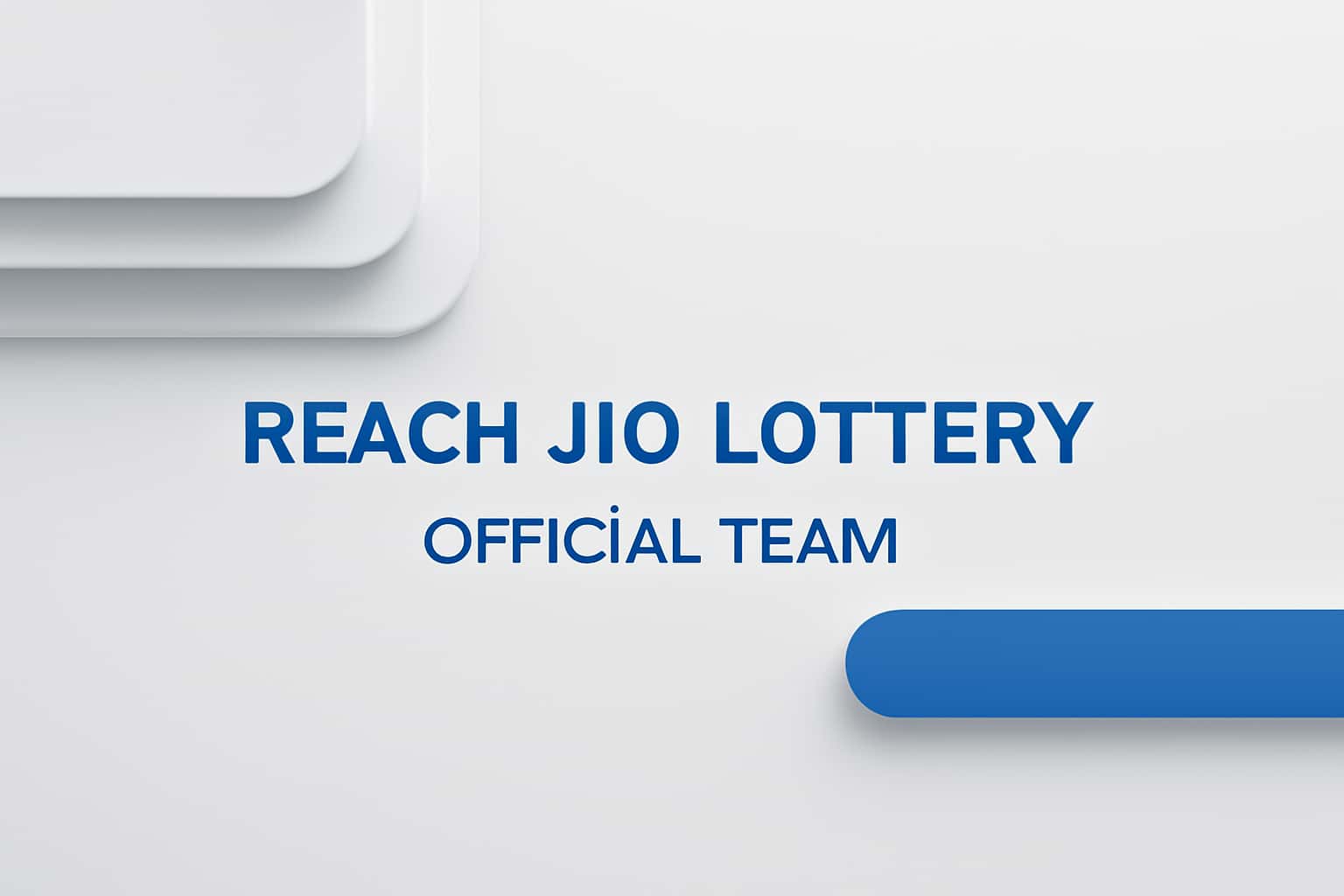 Reach Jio Lottery Official Team Interface